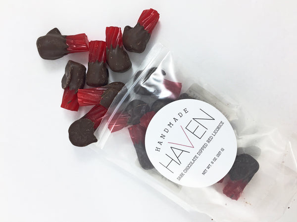 Australian Red Licorice and Dark Chocolate